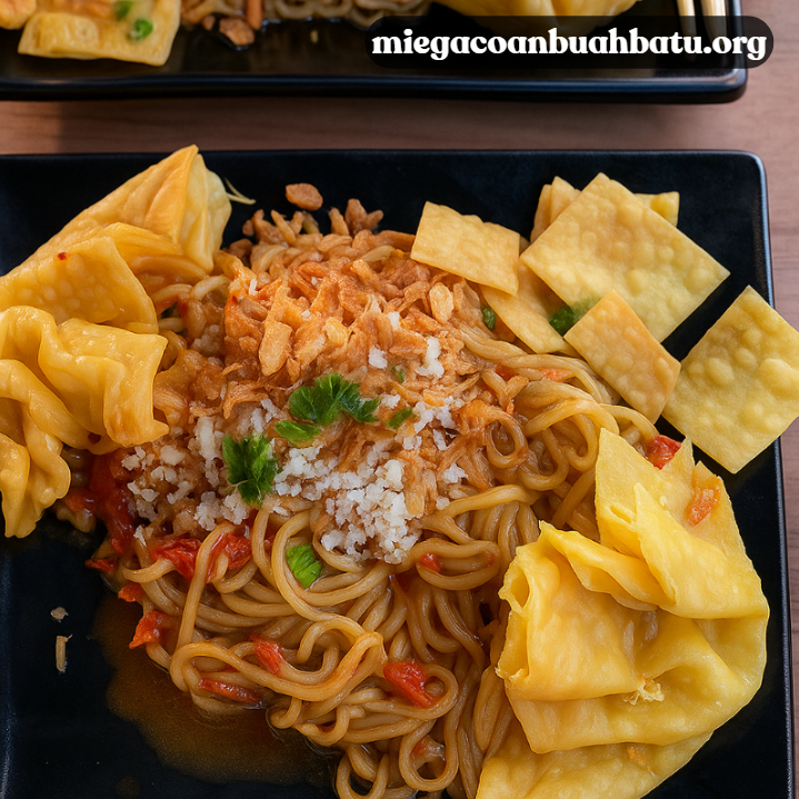 mie gacoan lv 5 buah batu